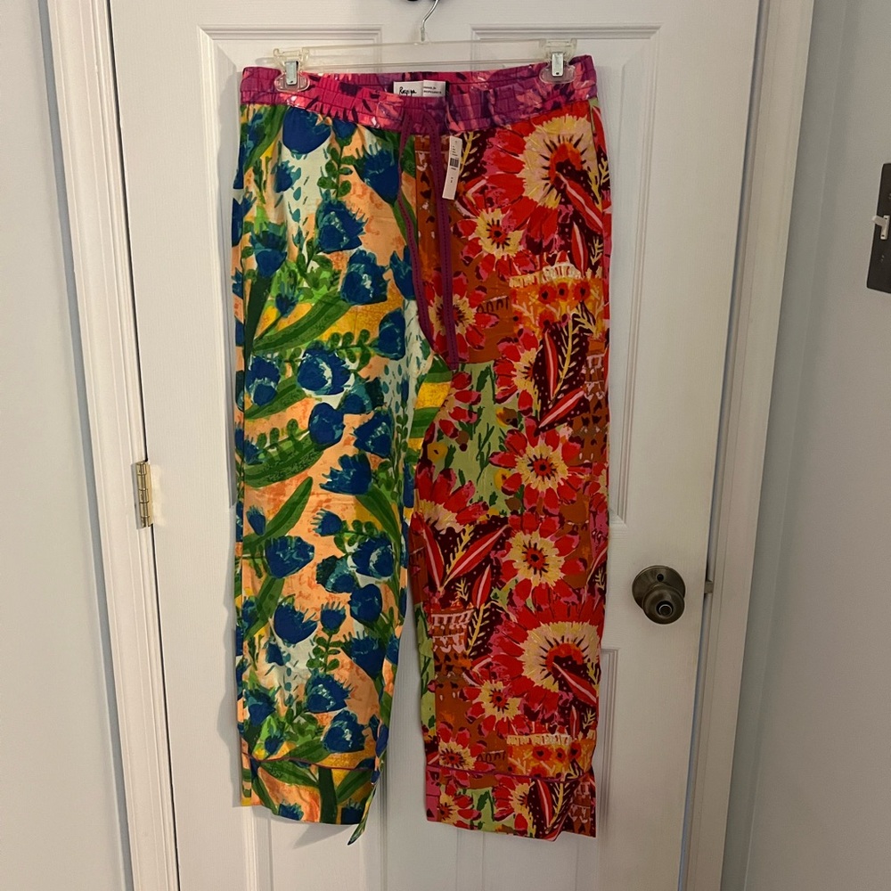 Anthropologie Never Worn Roeqiya Fris Garden Bloom Flannel Pajama Pants